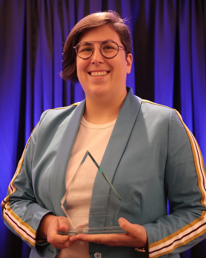 Dr. Kelsey Nussbaum, Arizona Arts Excellence Awards