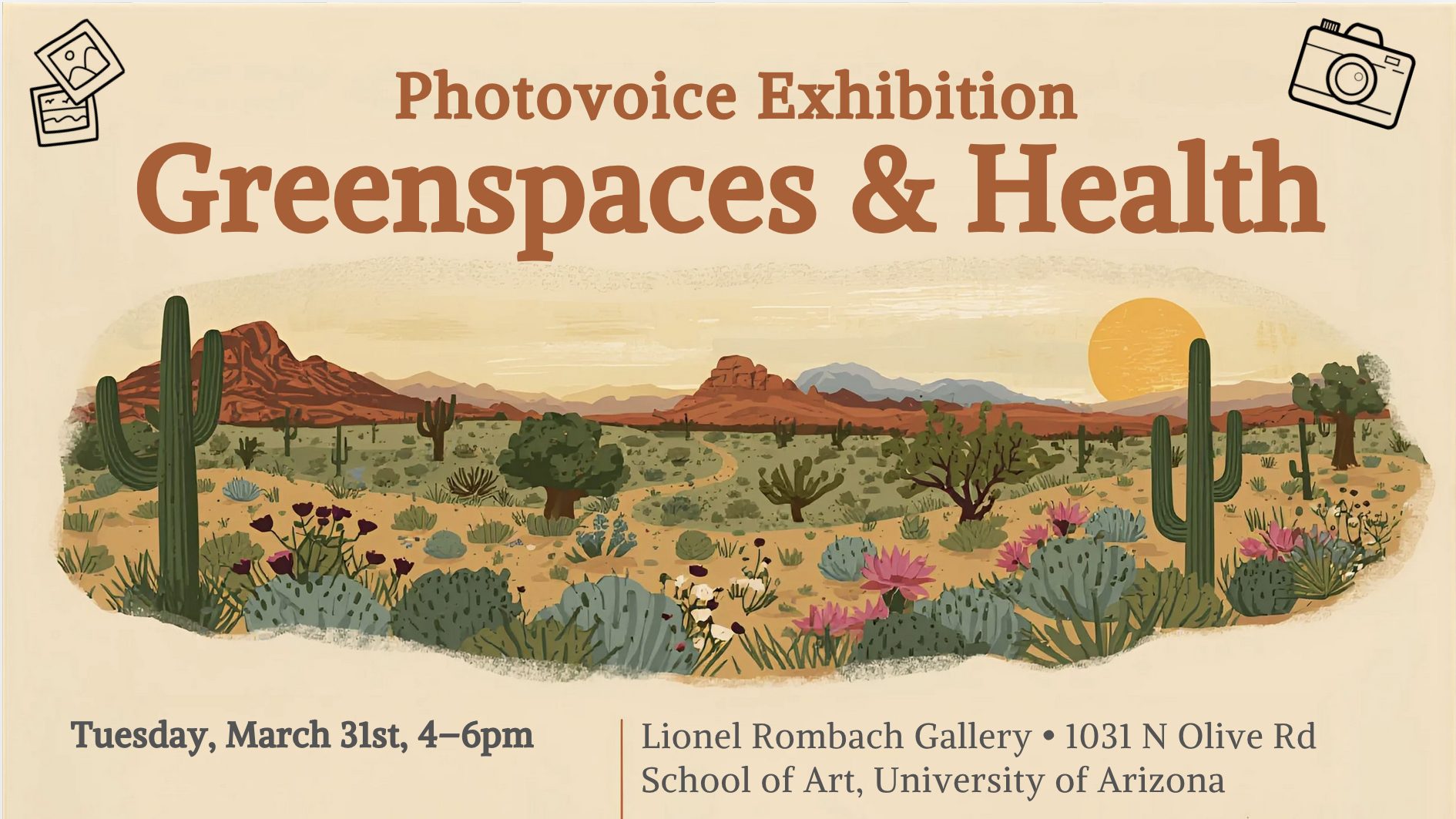 Photovoice Exhibition: Greenspaces & Health